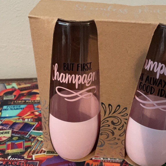 Stemless Champagne Flutes - Picture 3 of 4